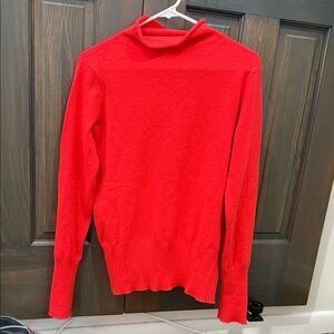 Vibrant Red Turtleneck Sweater FRENCH CONNECTION WOMEN’S large